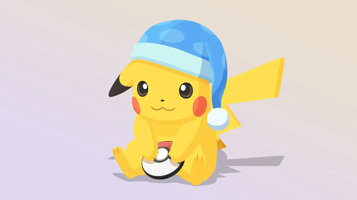 Perangkat Fitbit Air edisi khusus Pokémon Sleep berwarna bertema monster