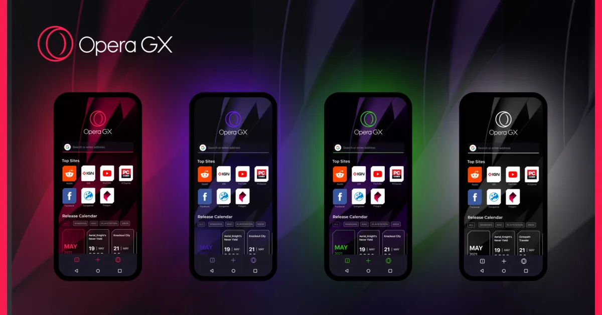 Opera GX resmi meluncurkan browser mobile khusus gamers untuk iOS dan Android