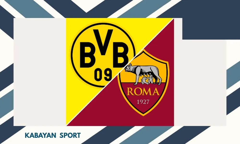 Ilustrasi pertandingan Borussia Dortmund vs AS Roma di Signal Iduna Park