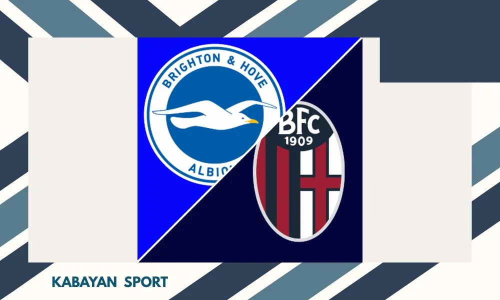 Ilustrasi pertandingan Brighton vs Bologna di laga uji coba pramusim di American Express Stadium