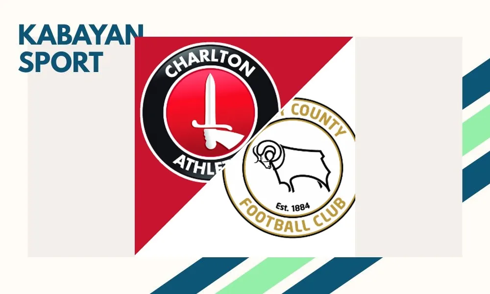 Ilustrasi pertandingan Charlton Athletic vs Derby County di ajang EFL Championship
