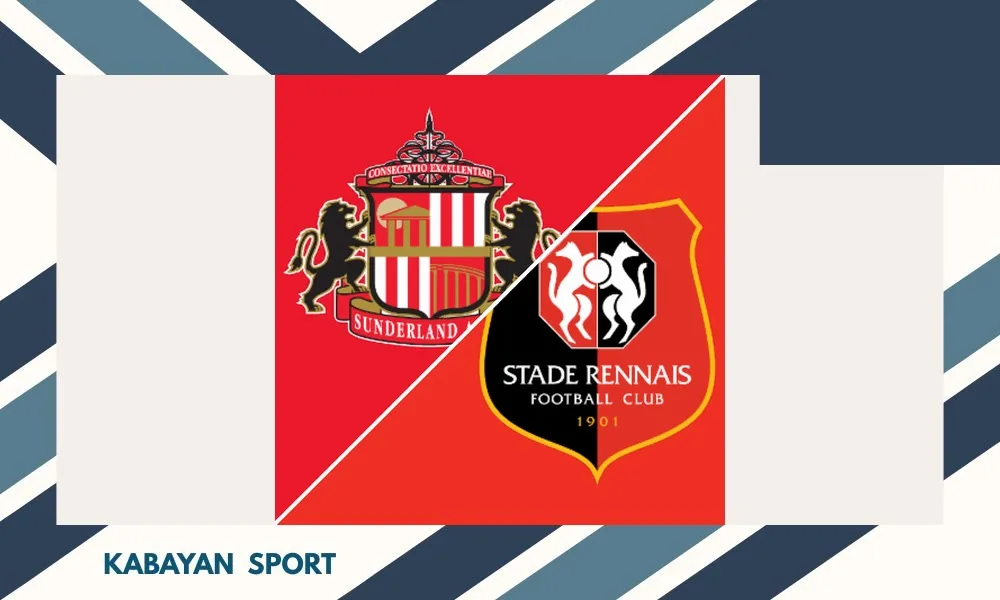 Ilustrasi pertandingan Sunderland vs Rennes di laga uji coba pramusim di Stadium of Light