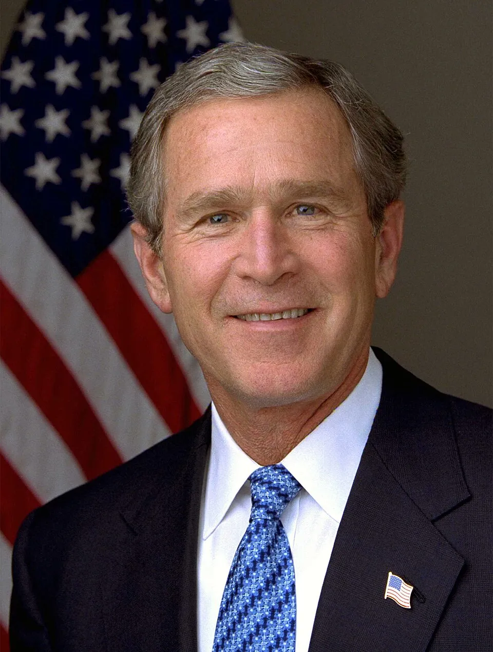 Potret resmi George W Bush saat menjabat sebagai Presiden Amerika Serikat